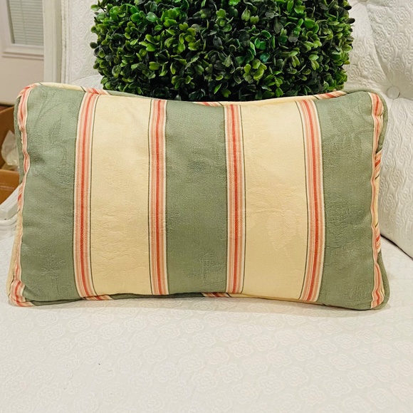 Custom Made Other - Striped Jacquard Boudoir Pillow *813*